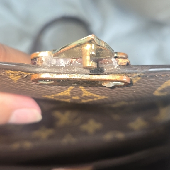 Crossbody Brown Monogram Shoulder Bag - Picture 8 of 8